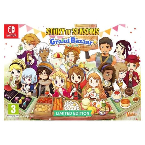 Pré-venda Jogo Nintendo Switch Story Of Seasons: Grand Bazaar - Lenticular Edit