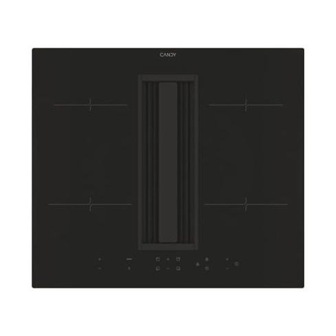 Placa de Indução com Exaustor CANDY CIH6I4CF (Elétrica - 59 cm - Preto)