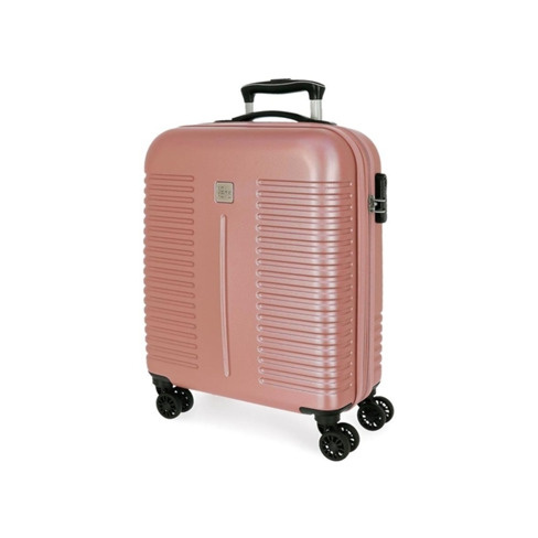 Mala de Cabine Expansível ROLL ROAD India Rosa (40x55x20+5cm - 37L)