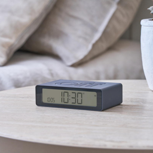 Lexon - Despertador FLIP Mini (dark grey)
