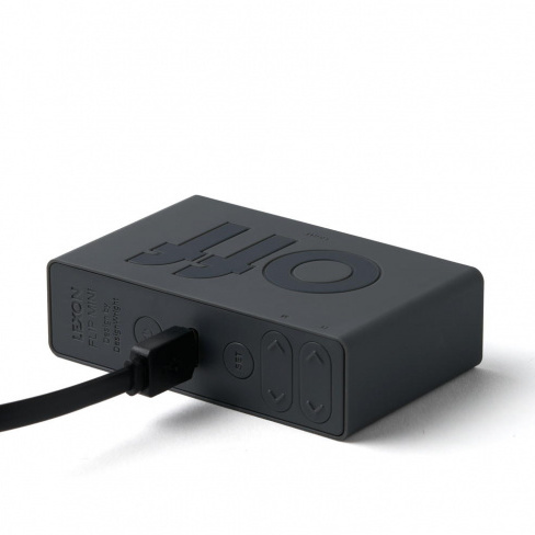 Lexon - Despertador FLIP Mini (dark grey)