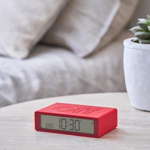 Lexon - Despertador FLIP Mini (red)