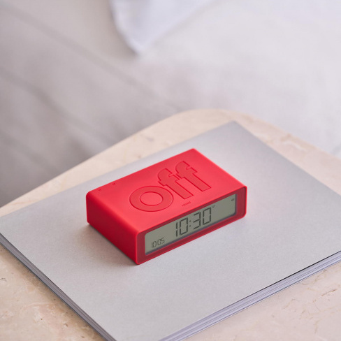 Lexon - Despertador FLIP Mini (red)