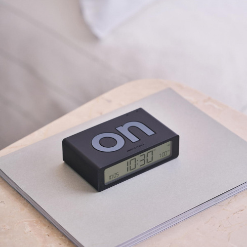 Lexon - Despertador FLIP Mini (black)