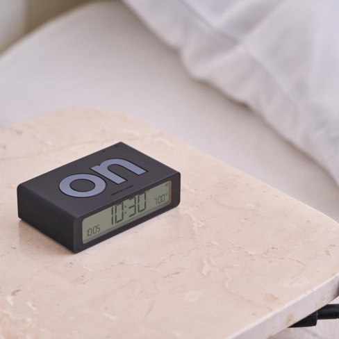Lexon - Despertador FLIP Mini (black)