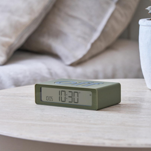 Lexon - Despertador FLIP Mini (khaki)