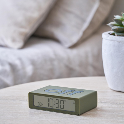Lexon - Despertador FLIP Mini (khaki)
