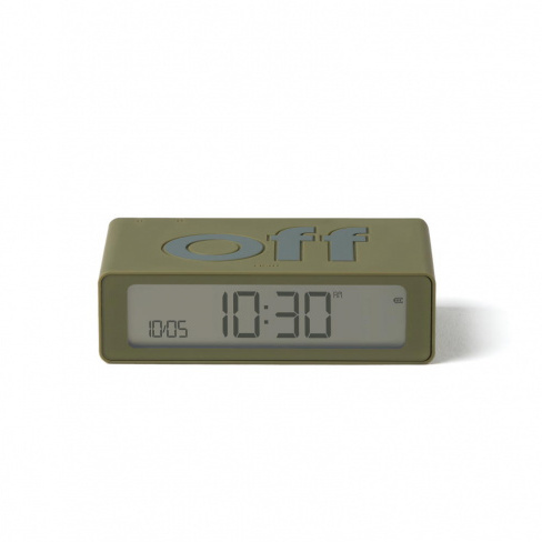 Lexon - Despertador FLIP Mini (khaki)