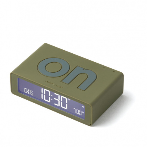 Lexon - Despertador FLIP Mini (khaki)