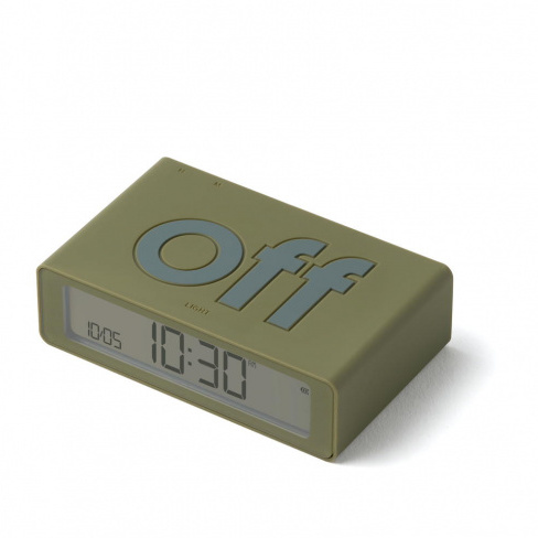 Lexon - Despertador FLIP Mini (khaki)