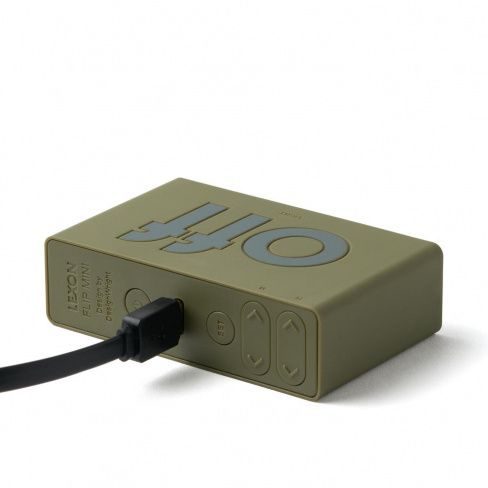 Lexon - Despertador FLIP Mini (khaki)