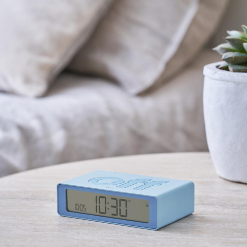 Lexon - Despertador FLIP Mini (light blue)