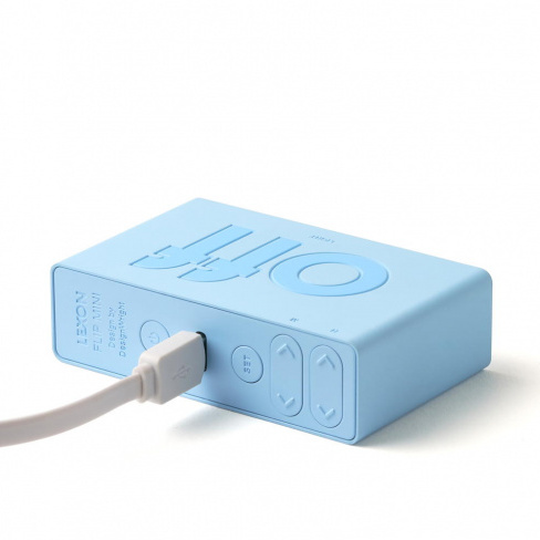 Lexon - Despertador FLIP Mini (light blue)