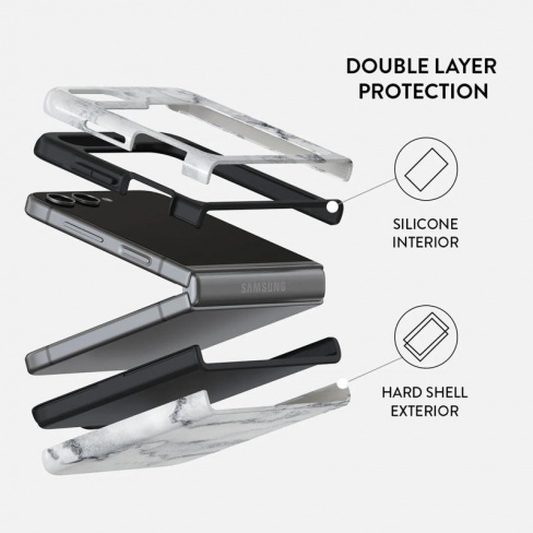 Burga - Tough Galaxy Z Flip5 (white winter)