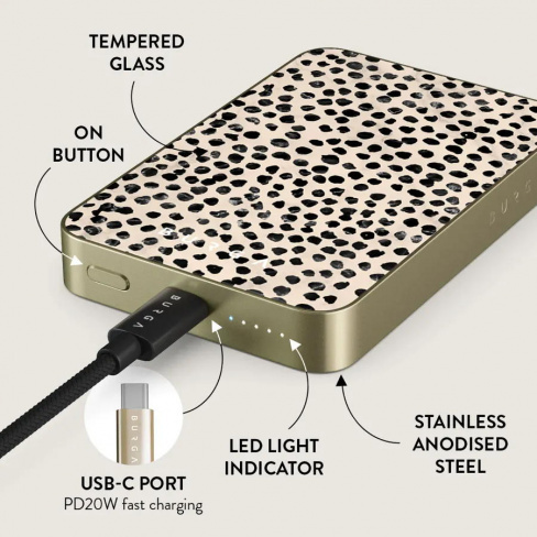Burga - MagSafe Powerbank 5000 mAh (almond latte/gold)