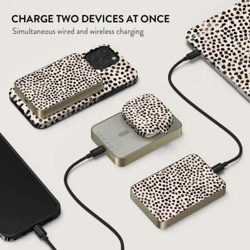 Burga - MagSafe Powerbank 5000 mAh (almond latte/gold)