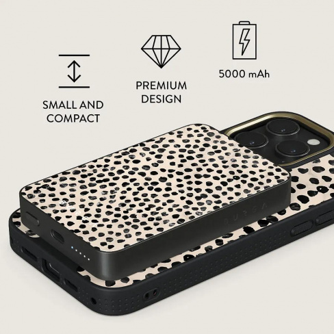 Burga - MagSafe Powerbank 5000 mAh (almond latte/gunmetal)