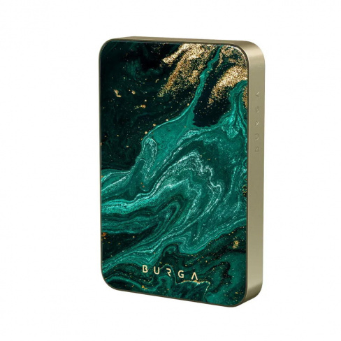 Burga - MagSafe Powerbank 5000 mAh (emerald/gold)