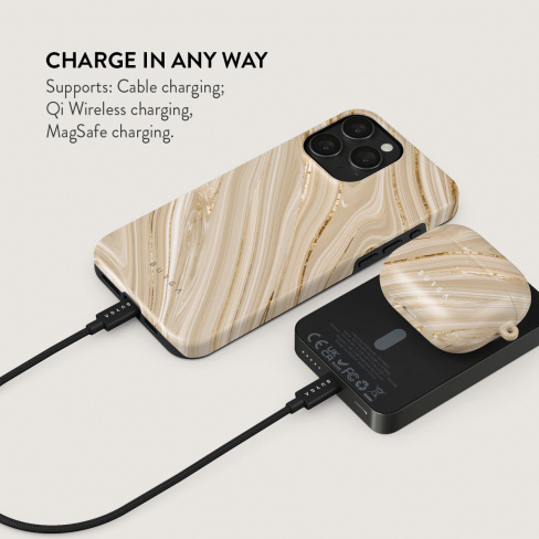 Burga - MagSafe Powerbank 10000 mAh (full glam/gunmetal)