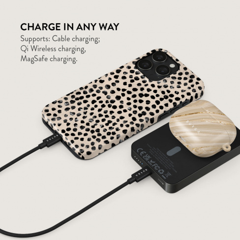 Burga - MagSafe Powerbank 10000 mAh (almond latte/gunmetal)