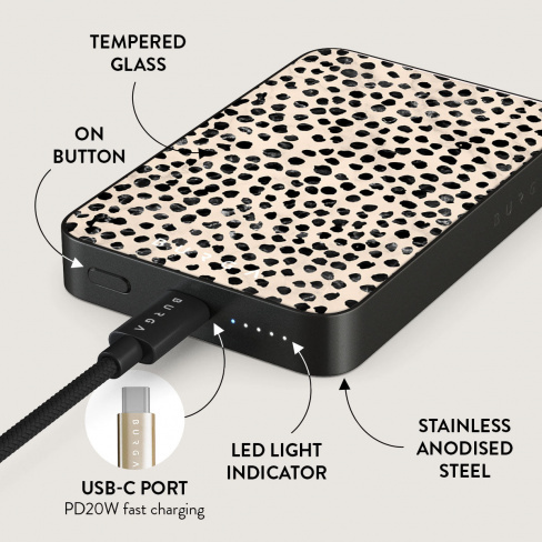 Burga - MagSafe Powerbank 10000 mAh (almond latte/gunmetal)