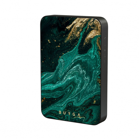 Burga - MagSafe Powerbank 10000 mAh (Emerald Pool / Gunmetal)