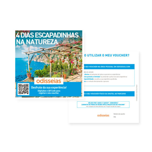 4 Dias Escapadinhas na Natureza | 90 Estadias à Escolha