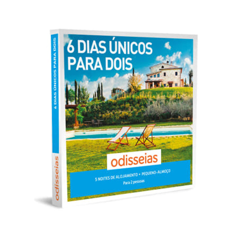 6 Dias Únicos para Dois | 100 Estadias à Escolha