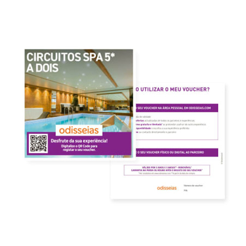 Circuitos de Spa 5* a Dois | 5 Experiências à Escolha