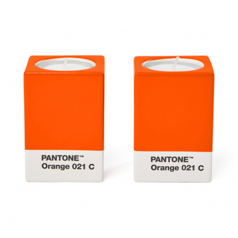Copenhagen D - Suporte velas PANTONE (orange 021 C)