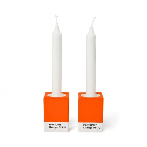 Copenhagen D - Suporte velas PANTONE (orange 021 C)