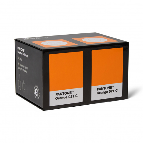 Copenhagen D - Suporte velas PANTONE (orange 021 C)