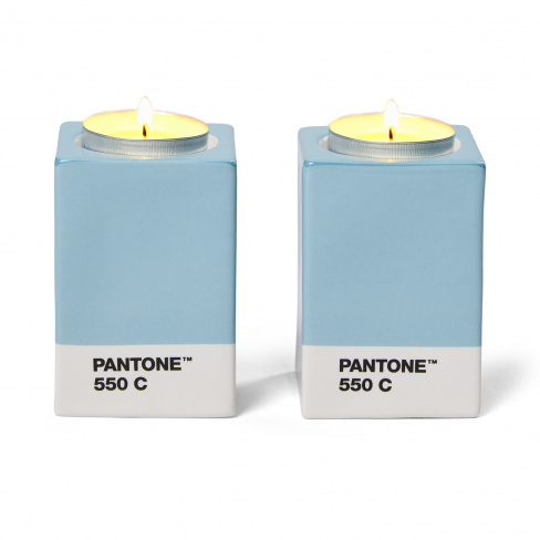 Copenhagen D - Suporte velas PANTONE (light blue 550 C)