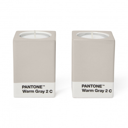 Copenhagen D - Suporte velas PANTONE (warm gray 2 C)