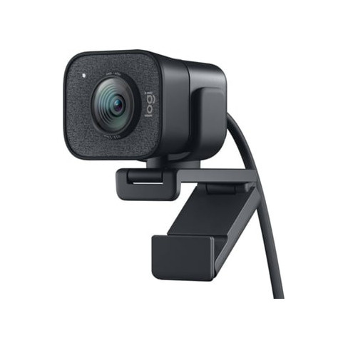 Webcam Logitech STREAMCAM Black (1920X1080 - Full HD - Preto)