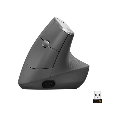 Rato LOGITECH MX Vertical (Wireless - Pro - 4000 dpi - Cinzento)