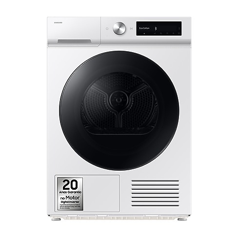 Máquina de Secar Roupa Bespoke AI™ 9kg Bomba de Calor, Q-Drive, Modo Energia