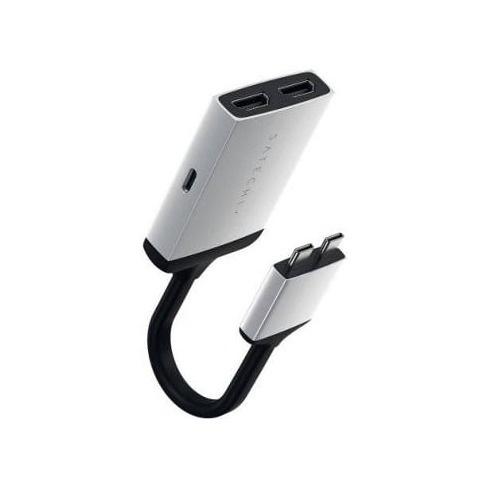 Adaptador SATECHI (USB-C - HDMI - 15 cm - Prateado)