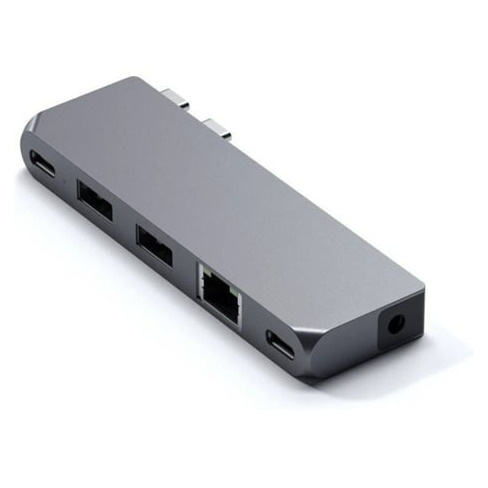Hub SATECHI Pro Mini (Dual USB-C - Cinzento Sideral)