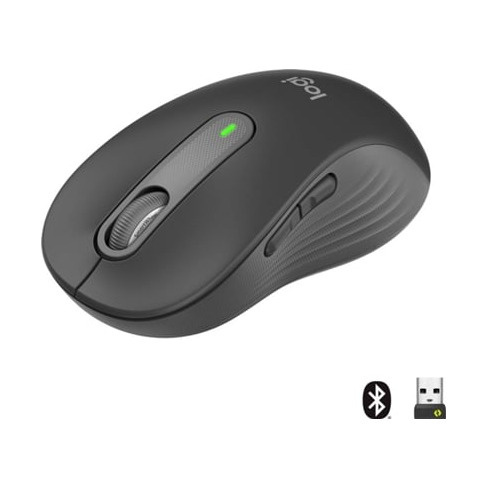 Rato LOGITECH Signature M650 L (Wireless - Regular - 2000 dpi - Cinzento)