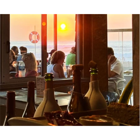 Peixe Fresco para Dois c/ Vista Mar | Restaurante Europa - Praia da Foz do Arelh