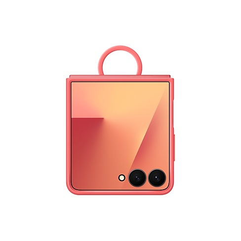 Capa de Silicone com Anel Galaxy Z Flip7