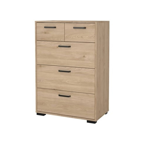 Comoda TVILUM Elvas 5 Gavetas (70.2 x 39.8 x 101.9 cm - Carvalho)