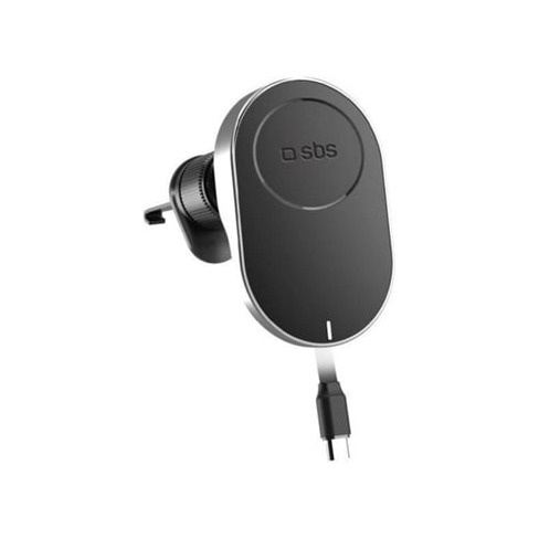 Suporte de Carregamento SBS Auto MagSafe 15W (Preto)
