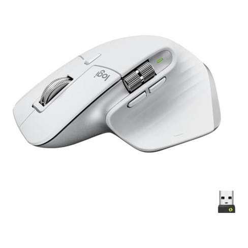 Rato LOGITECH MX Master 3S (Bluetooth - 8000 dpi - Branco)