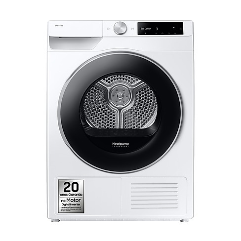 Máquina de Secar Roupa 9kg Bomba de Calor, Air Refresh, Modo Energia IA