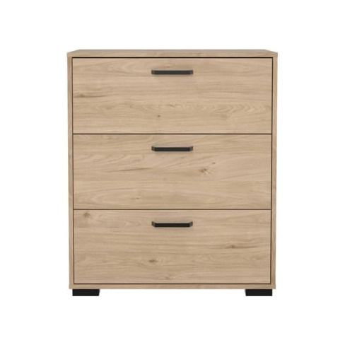 Comoda TVILUM Elvas 3 Gavetas  (70.2 x 39.8 x 82.7cm - Carvalho)