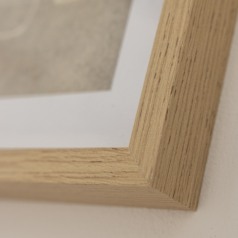 Moldura MILO OAK 70X100 cm castanho Inspire