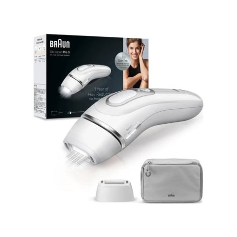 Depiladora Luz Pulsada BRAUN Silk Expert S3 Pl3020 1Un (IPL - Multi-zonas - Corr