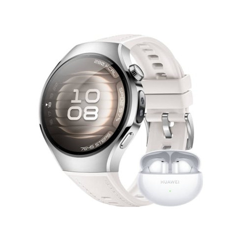 Smartwatch HUAWEI Watch 5 (42 mm - Branco) Com Oferta de Auriculares Freebuds 6i